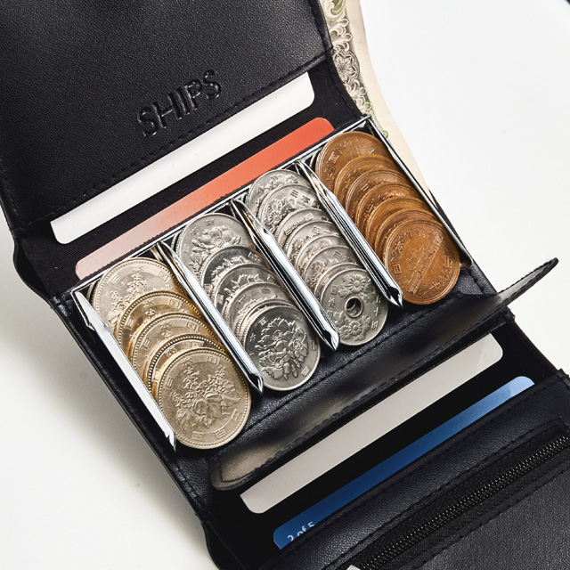 SHIPS（シップス）のコイン仕切り財布があれば、毎日の買い物がとっても快適になります！