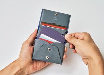 モリニ／Folded multi purpose wallet 小銭入れがカード収納に変身！