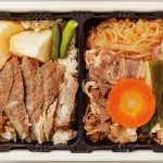 売れ筋4位「あっちっち神戸のすきやきとステーキ弁当」JR新神戸駅
