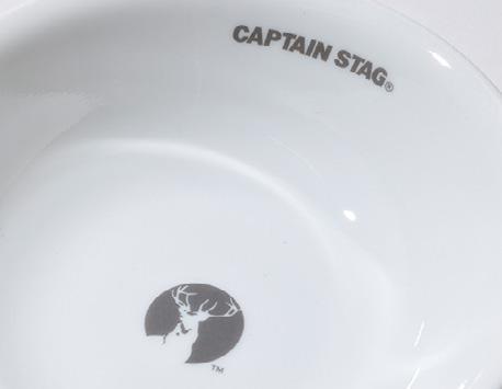 キャプテンスタッグといえば、な鹿ロゴが食器内にオン