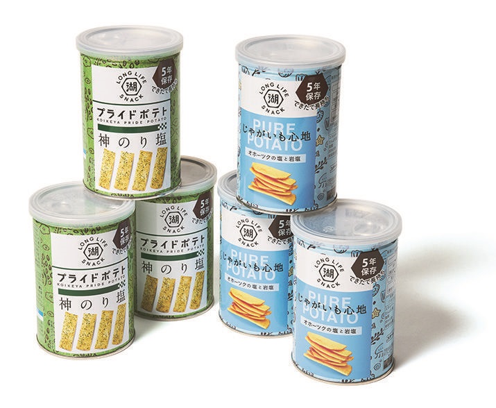 【湖池屋】KOIKEYA LONG LIFE SNACK 6缶セット　￥1,980