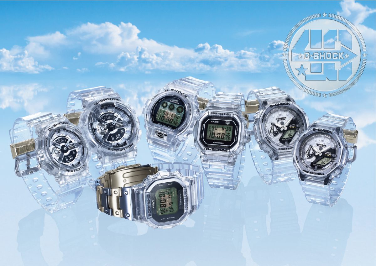 G-SHOCK」40周年記念モデルはなんとモジュールが眺められるスケルトン 