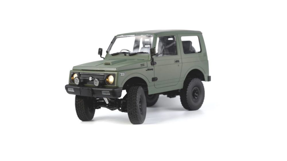 「SUZUKI JIMNY（JA11） 1/10 OUTDOOR RC WPL C74」￥12,800／全長約360×全幅約140㎜／OLIVE