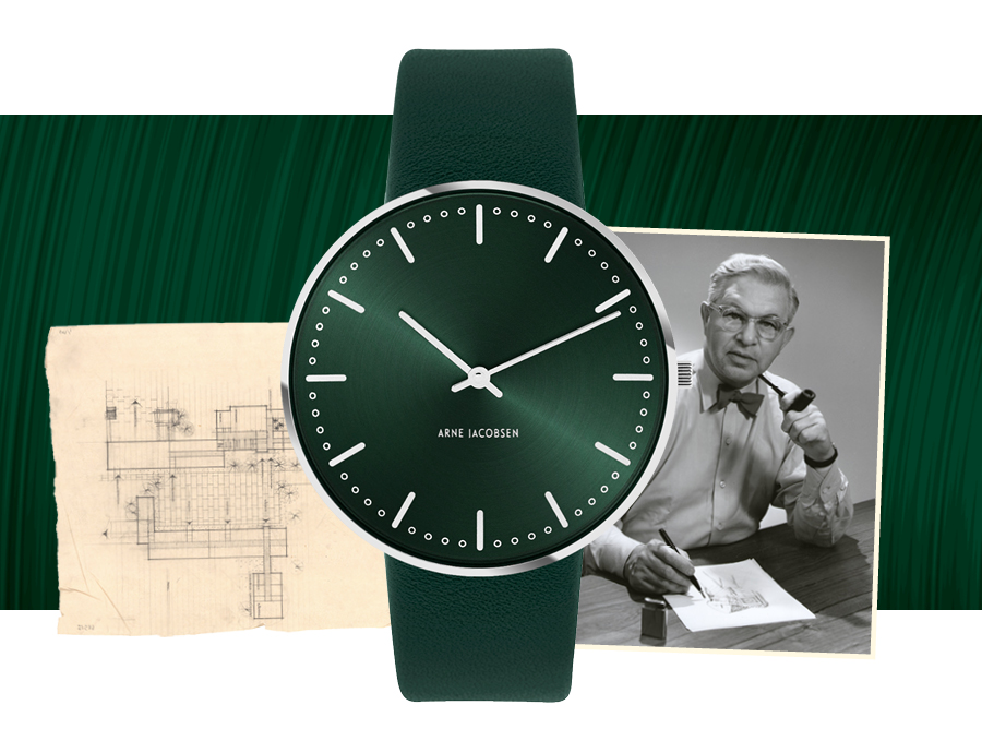 アイ・ネクストジーイーは、デンマークのブランド・アルネヤコブセンの新作腕時計「CITYHALL EVERGREEN」を2022年11月18日（金）より全国の販売店にて販売を開始した。おすすめです。人気です。