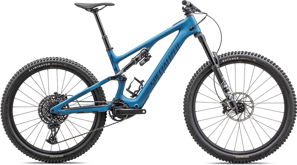 Turbo Levo SL Carbon：Satin Mystic Blue / Mystic Blue Metallic / Silver Dust