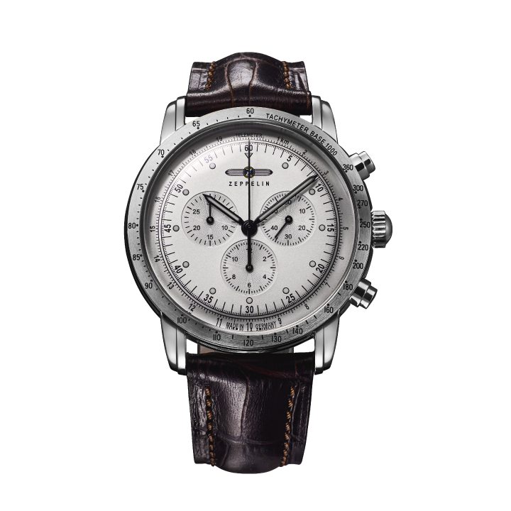 「100 YEARS ZEPPELIN JAPAN LIMITED CHRONOGRAPH」￥69,300／クォーツ／42㎜径／日常生活防水／ホワイト）
