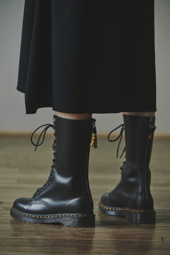 Dr.Martens ドクターマーチン Y's コラボ 10ホール ブーツ 黒