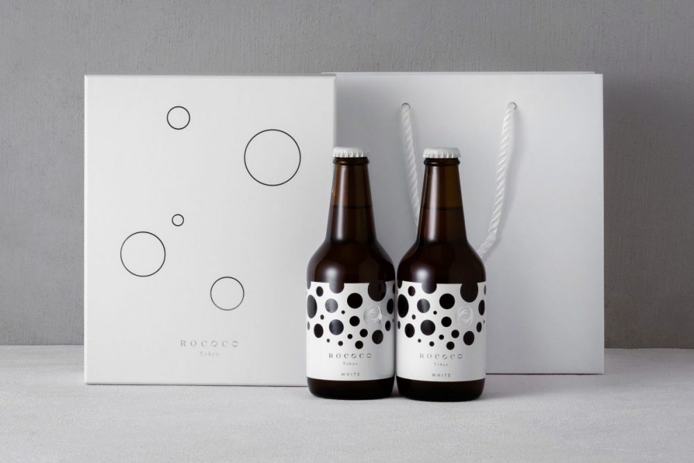 ラグジュアリービール「ROCOCO Tokyo WHITE Gift Box（2 Bottles）」