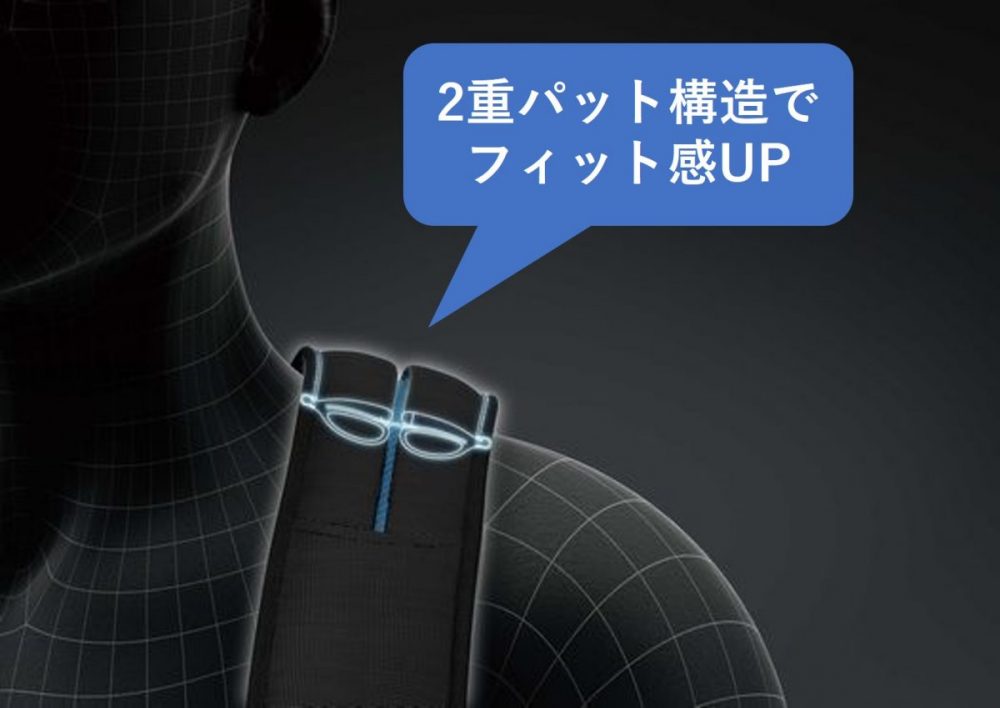 ミズノ独自のテクノロジー「SPLIT-STRAPⓇ」