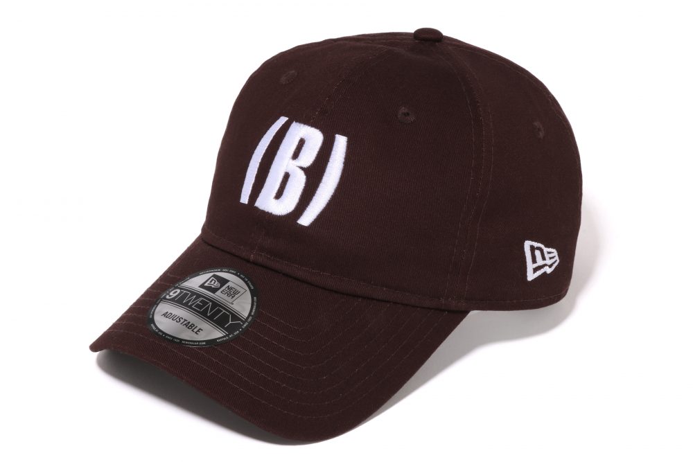 「B ONE POINT NEW ERA 9TWENTY CAP」￥11,000／ブラウン