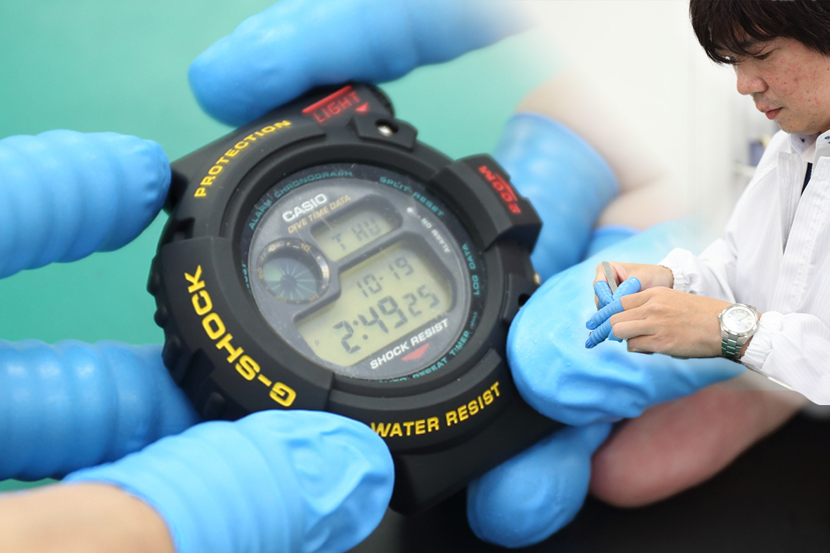 超格安価格 G-SHOCK FROGMAN レストアサービス完了品 DW6300-B8 腕時計 ...